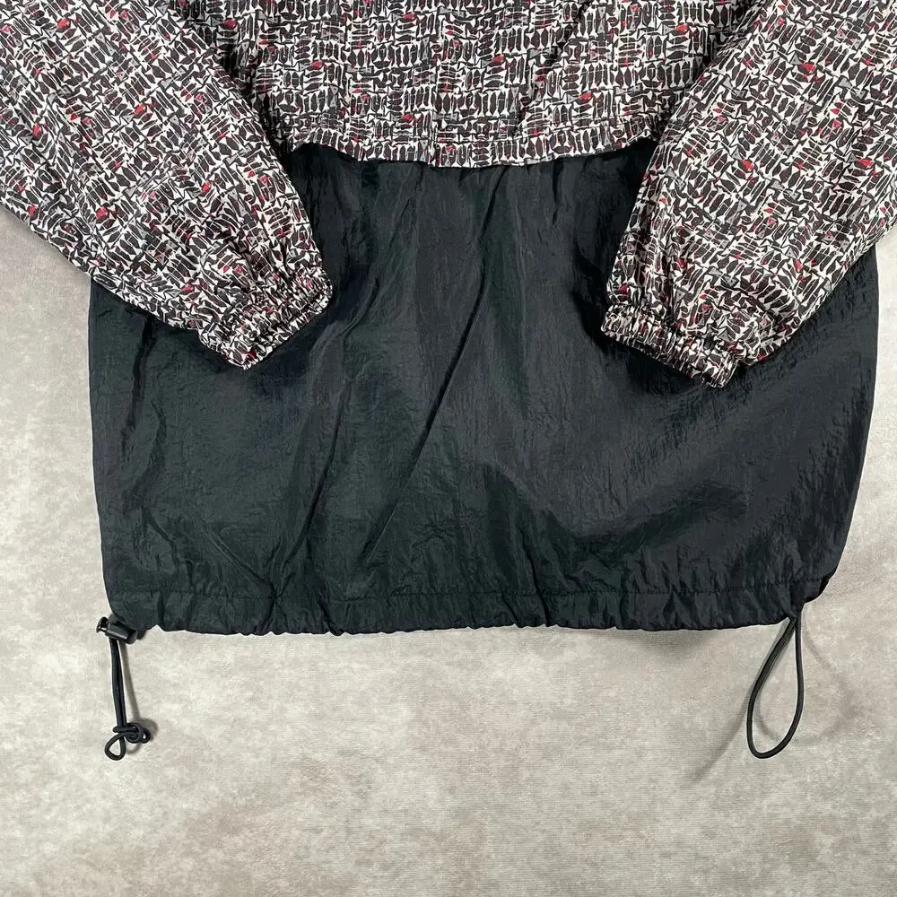 Vintage 90’s Women’s Nike Embroidered Pattern Full Zip Windbreaker Jacket